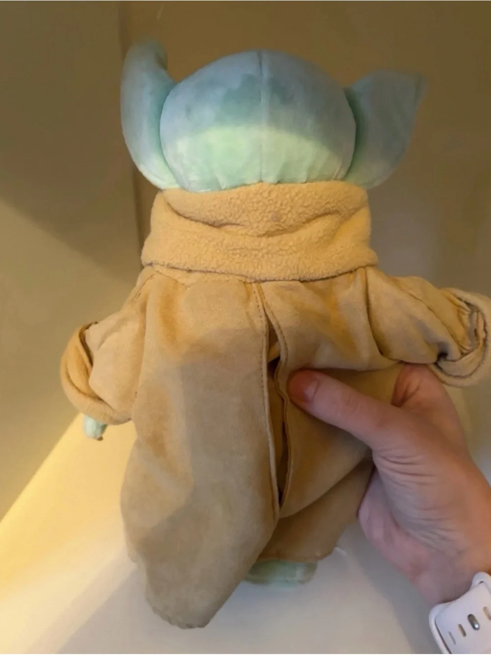 Star Wars Baby Yoda Plush in Light Green and Tan